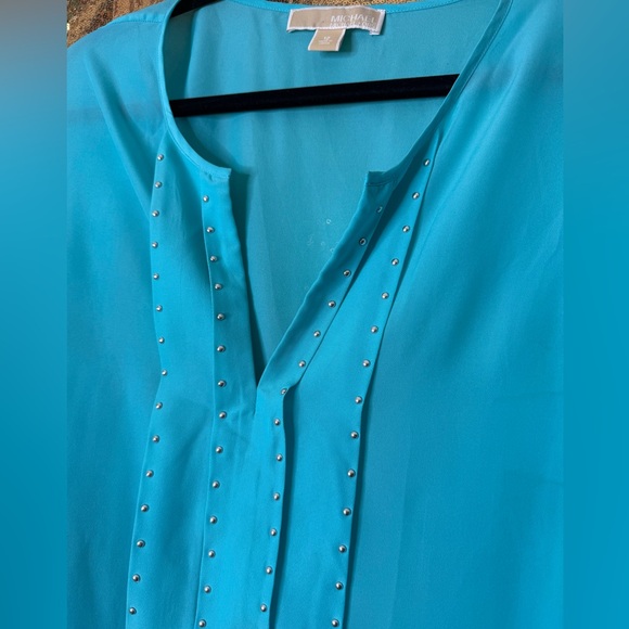 Michael Kors Vibrant Blue Blouse - Picture 6 of 7